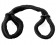 Черные верёвочные оковы на руки или ноги Silk Rope Love Cuffs - Pipedream - купить с доставкой в Москве