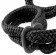 Черные верёвочные оковы на руки или ноги Silk Rope Love Cuffs - Pipedream - купить с доставкой в Москве