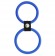 Синее двойное эрекционное кольцо Dual Rings Blue - Dream Toys - в Москве купить с доставкой