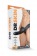 Черный мужской страпон DR. SKIN 6INCH HOLLOW STRAP ON - 16 см. - Blush Novelties - купить с доставкой в Москве