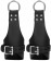 Черные наручники для подвешивания Suspension Wrist Bondage Handcuffs - Shots Media BV - купить с доставкой в Москве