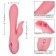 Розовый вибратор-ротатор Pasadena Player с клиторальным отростком - 21,5 см. - California Exotic Novelties