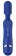 Синий универсальный массажер Silicone Massage Wand - 20 см. - Shots Media BV