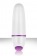 Белый миниатюрный вибратор LUSTRE - NS Novelties