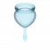 Набор голубых менструальных чаш Feel good Menstrual Cup - Satisfyer - купить с доставкой в Москве