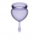Набор фиолетовых менструальных чаш Feel good Menstrual Cup - Satisfyer - купить с доставкой в Москве