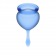 Набор синих менструальных чаш Feel good Menstrual Cup - Satisfyer - купить с доставкой в Москве