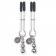 Металлические зажимы на соски Adjustable Nipple Clamps - Fifty Shades of Grey - купить с доставкой в Москве