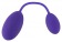 Фиолетовые вагинальный и анальный шарики GoGasm - Orion