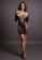 Пикантное мини-платье Long Sleeved Mini Dress - Shots Media BV купить с доставкой