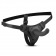 Черный страпон Harness With Silicone Dildo - 13,5 см. - EDC - купить с доставкой в Москве
