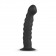 Черный страпон Silicone Bended Strap-on - 14,5 см. - EDC Wholesale - купить с доставкой в Москве