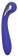 Фиолетовый вибромассажер с электростимуляцией Intimate Estim Petite G Wand - 19 см. - California Exotic Novelties - купить с доставкой в Москве