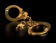 Золотистые наручники Metal Cuffs - Pipedream - купить с доставкой в Москве