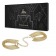 Золотистые браслеты-наручники с цепочкой MAGNIFIQUE - Bijoux Indiscrets - купить с доставкой в Москве