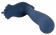 Синий вибростимулятор простаты Vibrating Butt Plug - 11,7 см. - Orion - в Москве купить с доставкой