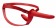 Красный двойной страпон Adjustable на ремешках - 16 см. - Shots Media BV - купить с доставкой в Москве