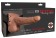 Кофейный перезаряжаемый вибрострапон 6  Hollow Rechargeable Strap-On Remote - 17,5 см. - Pipedream - купить с доставкой в Москве
