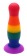 Разноцветная анальная пробка COLOURFUL PLUG - 12,5 см. - Dream Toys