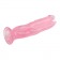 Розовый анально-вагинальный фаллоимитатор - 20 см. - Chisa