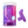 Фиолетовая вибронасадка на палец MisSweet - 7,4 см. - Chisa