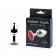 Серебристая анальная пробка с красным стразом - 7,2 см. - Anal Jewelry Plug - купить с доставкой в Москве