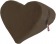 Кофейная подушка для любви Liberator Retail Heart Wedge - Liberator - купить с доставкой в Москве