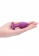 Фиолетовая анальная пробка с прозрачным стразом Large Ribbed Diamond Heart Plug - 8 см. - Shots Media BV - купить с доставкой в Москве