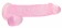 Розовый фаллоимитатор Realrock Crystal Clear 7 inch - 19 см. - Shots Media BV