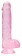 Розовый фаллоимитатор Realrock Crystal Clear 8 inch - 21 см. - Shots Media BV