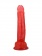 Малиновый гелевый фаллоимитатор на присоске - 17,5 см. - Джага-Джага