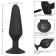 Черная расширяющаяся анальная пробка XL Silicone Inflatable Plug - 16 см. - California Exotic Novelties