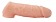 Телесная насадка EXTENDER WITH BALL STRAP 5.5 - 14 см. - Dream Toys - в Москве купить с доставкой