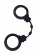 Черные силиконовые наручники  Штучки-дрючки - Штучки-дрючки - купить с доставкой в Москве