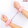 Металлические наручники с мягкой нежно-розовой опушкой - Bior toys - купить с доставкой в Москве