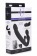 Черный безремневой страпон Tri-Volver Rechargeable Strapless Strap On - XR Brands - купить с доставкой в Москве
