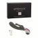 Серый вибратор Embrace Bunny Wand - 21 см. - California Exotic Novelties