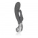 Серый вибратор Embrace Bunny Wand - 21 см. - California Exotic Novelties