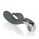 Серый вибратор Embrace Bunny Wand - 21 см. - California Exotic Novelties