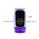 Фиолетовый вибратор с клиторальным стимулятором и ротацией - 21,5 см. - Baile