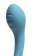 Голубой силиконовый стимулятор для точки G - 17 см. - 4sexdreaM