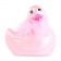 Розовый вибратор-уточка I Rub My Duckie 2.0 Paris - Big Teaze Toys - купить с доставкой в Москве