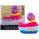 Вибратор-уточка I Rub My Duckie 2.0 Colors с разноцветными полосками - Big Teaze Toys - купить с доставкой в Москве