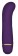 Фиолетовый G-стимулятор с вибрацией Mini G Floral - 10 см. - Rianne S