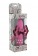 Розовый вибратор Diamond Pink Petit с кристаллами - 11 см. - Toy Joy