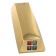 Золотистый вибратор PURE GOLD EXCITEMENT VIBE MEDIUM - 15 см. - Toy Joy