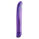 Фиолетовый металлический вибратор с силиконовыми вставками Vibe Therapy Exude - 17 см. - Vibe Therapy