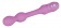 Фиолетовый силиконовый вибратор VIBE THERAPY ORBITO - 15 см. - Vibe Therapy