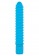 Синий вибромассажер FUNKY RIBBED VIBE - 15 см. - Toy Joy