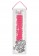 Розовый вибромассажер FUNKY RIBBED VIBE - 15 см. - Toy Joy